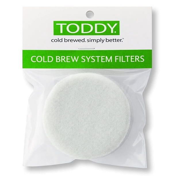Sistema Cold Brew Filtros de fieltro Toddy Toddy Cold Brew