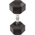 thumbnail image 3 of Rubber Encased Hex Dumbbell in Pairs  Singles or Set, 3 of 5