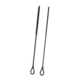 thumbnail image 4 of 2 piezas cepillos de limpiador de paja de silicona larga liviana recipiente de cuello estrecho cepillos de botella de silicona reutilizables para taza Negro, 4 of 8