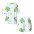 thumbnail image 5 of Lsque Kawaii Frogs Women's Short-Sleeved Pajama Set - 2 Piece Soft and Lightweight Sleepwear Set-X-Large, 5 of 9