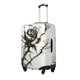 thumbnail image 1 of Balery Black And White Rose Funda de equipaje, fundas para maletas, elástica, lavable, protector de maletas, compatible con maletas de 18 a 32 pulgadas-X-Large, 1 of 7