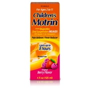 Children's Motrin Ibuprofen Kids Medicine, Berry Flavored, 4 fl. oz
