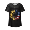 thumbnail image 4 of IROINNID 4th of July Tunic For Women Fashion Casual Loose Tops V-Neck Women Tops USA 4th Of July, 4 of 5