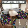 thumbnail image 2 of Uorisanigo RV Dinette Cushions Covers Camper Cushion Replacement Covers Elastic Psychedelic Trippy Mushroom Camper Sofa Cushions Cover Washable Car Loveseat for RV Travel Trailer Couch, 2 of 7