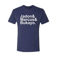thumbnail image 2 of Wild Bobby, Jadon & Marcus & Bukayo, Sports, Men Premium Tri Blend Women, Vintage Navy, Medium, 2 of 5