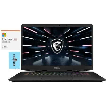 MSI Stealth GS77 -17 Gaming & Entertainment Laptop (Intel i9-12900H 14-Core, 17.3" 240Hz 2K Quad HD (2560x1440), GeForce RTX 3070 Ti, Win 11 Pro) with Microsoft 365 Personal , Hub