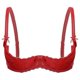thumbnail image 2 of Womens 1/2 Cup Push Up Underwire Lace Bra Lingerie Open Breast Cup Bra Tops Adjustable Strap Sponge Padded Brassiere Underwear-Yvan, 2 of 5