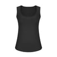 thumbnail image 6 of Mittory Womens Basic Fitted Square Neck Tank Tops Double Lined Summer Tops Cute Sleeveless Shirts, 6 of 7