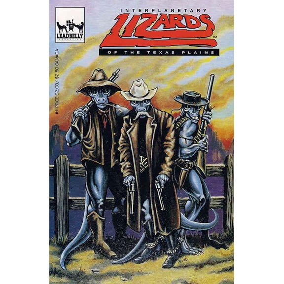 Interplanetary Lizards of the Texas Plains #1 VF ; Leadbelly Comic Book