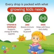 Apetol Appetite Booster for Kids & Adults | Liquid Multivitamin Syrup with Zinc & Vitamin B Complex | 1-Pack