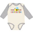 thumbnail image 3 of Inktastic Please Bee Kind, I Have Autism Boys or Girls Long Sleeve Baby Bodysuit, 3 of 5