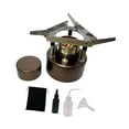 thumbnail image 2 of Quemador de horno de alcohol con soporte plegable Spirit Spirit Burner Camp Camp Camp Furnace para equipos de cocina de mochilero al aire libre, 2 of 7