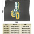 thumbnail image 3 of Coker University Logo Fleece Blanket, Very Soft Microfiber Flannel Blanket for Couch Warm and Cozy for All Seasons, 3 of 6