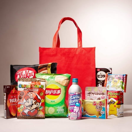 Snack Attack Lucky Bag - 9 to 14 surprise Japanese snacks and drink