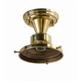 thumbnail image 2 of Meyda 172978 16 in. Revival Schoolhouse with Traditional Globe Flushmount, Polished Brass, 2 of 7