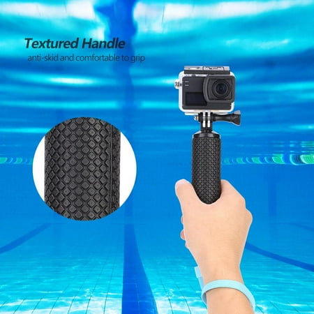 YLSHRF Action Camera Diving Accessory, Camera Grip Bobber,Anti-slip Floating Bobber Stick Floaty Hand Grip Monopod for Gopro SJCAM Xiaomi