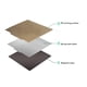 thumbnail image 3 of Placa De Acero De Lecho Caliente, Fácil De Adherir Resistente Al Desgaste Resistente Al Calor 290x290 Mm Placa De Construcción De Impresora 3D De Eliminación De Molde Simple Con, 3 of 7