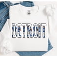 thumbnail image 3 of Vintage Detroit Football Sweatshirt, Lions Fan Gear, 3 of 5