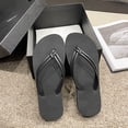 thumbnail image 6 of Yuanlong Womens Flip Flops Summer Flat Casual Thong Sandals Slip On Minimalist Holiday Everyday Footwear, 6 of 6