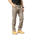 thumbnail image 5 of Lightweight Water Resistant Tactical Work Pants for Men 4 Way Stretch Ripstop Multi Pocket, L, 5 of 8