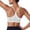 White, variant on Women’s Sports Bra Medium Support Y Back Racerback Yoga Bra Removable Pads for Gym Running