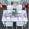 thumbnail image 4 of 4 PCS　Mantel de Navidad Árbol Camino de mesa Decoraciones alegres para la decoración de la fiesta del hogar Adornos Decoraciones de mesa de comedor Año Nuevo, 4 of 5