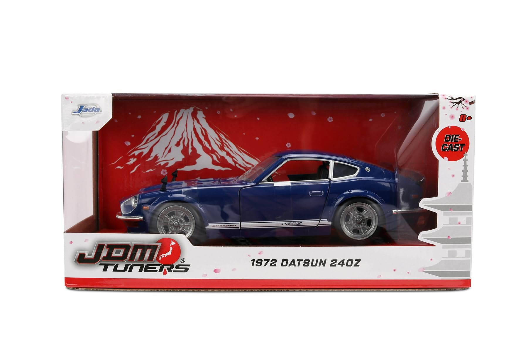 Jada 1972 Datsun 240Z, Dark Blue Toys 37020-1/24 Scale Diecast