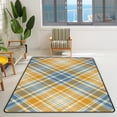 thumbnail image 3 of SKYSONIC Area Rug Tartan Plaid Pattern Nursery Rug Floor Mat Kids Playing Mat 5'3" x 4' (63 x 48 in) for Living Room Bedroom, 3 of 6
