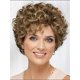 thumbnail image 1 of Pelucas Baruisi cortas, rizadas, onduladas, rubias y marrones para mujeres, peluca de repuesto de cabello sintético de aspecto Natural, 1 of 1