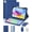 Navy Blue, variant on Magnetic Keyboard Mouse Combo Folio with RGB Backlight Keypad & Pen Slot for iPad 10 / iPad 11 A16, iPad Air 4 / Air 5, iPad Air 11 M2/M3/M4,Black