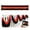 Without Light, variant on Lighted Halloween Flag Bunting, 25 ft Black Orange LED Outdoor Banner for Porch, Garden, Fence, and Yard Decor