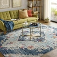 thumbnail image 7 of Mark&Day Area Rugs, 3x12 Brongerga Traditional Blue Runner Area Rug, Blue Beige Grey Carpet for Hallway, Kitchen, Bedroom or Living Room (2'7" x 12' Runner), 7 of 7
