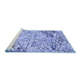 thumbnail image 2 of Ahgly Company Machine Washable Indoor Rectangle Abstract Blue Contemporary Area Rugs, 5' x 7', 2 of 4