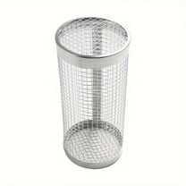 Nesting Grill Baskets Stainless Steel, Rolling Grilling Net for Vegetables Shrimp, Outdoor Cooking Camping