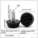 thumbnail image 5 of Niveladores de muebles ajustables con rosca, tornillo en acero galvanizado, patas niveladoras para muebles, tornillo en nivelador de piso (paquete de 10), 5 of 5