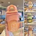 thumbnail image 3 of CNKOO Boc 600ml Straw Bottle Large Capacity Leakproof Cartoon Drop Protection Drinking Cute Student Kawaii Water Cup Daily Use, 3 of 7