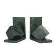 thumbnail image 6 of CosmoLiving by Cosmopolitan 7" Orb 10 lbs Green Marble Bookends (Set of 2), 6 of 8
