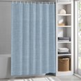 thumbnail image 6 of Shower Curtains for Bathroom-36"x72",Sky Blue Solid Color Waterproof Bath Curtain Grommet Shower Curtain Set with Hooks, 6 of 9