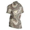 thumbnail image 3 of joogoo Brown Marble Pattern Men's Cycling Jerseys Mountain Bike Short Sleeve Tops XL, 3 of 7