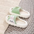 thumbnail image 3 of Zecgelong Girls Slide Slippers For Home Indoor Outdoor Soft Breathable Linen Shoes With Sole Comfortable Casual Daily Wear Non- Slippers for Girls Size 6-7 Years, 3 of 5