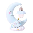 thumbnail image 3 of Luz de noche de , luz nocturna LED, regalo para niños y niñas, lámpara de noche, estatua de resina, estatuilla para mesita de noche, Azul, 3 of 8