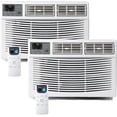 thumbnail image 1 of YUSAZENS 2-Pack 8000BTU WiFi Window Mount Air Conditioner, Fixed Frequency Window AC Unit, Smart App Control Cooling System, White for Home Use, 1 of 9