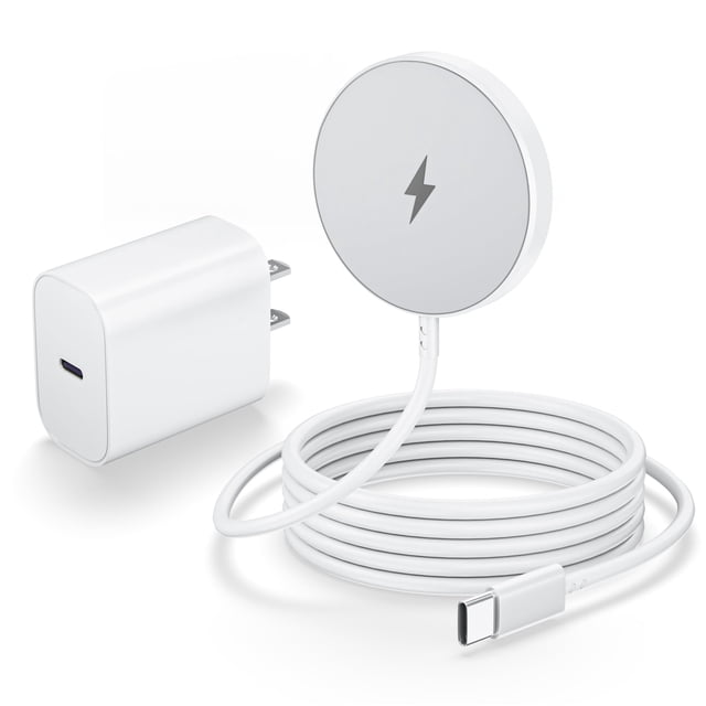 Cargador inalámbrico magnético FWSTIS de 15W con USB-C para iPhone