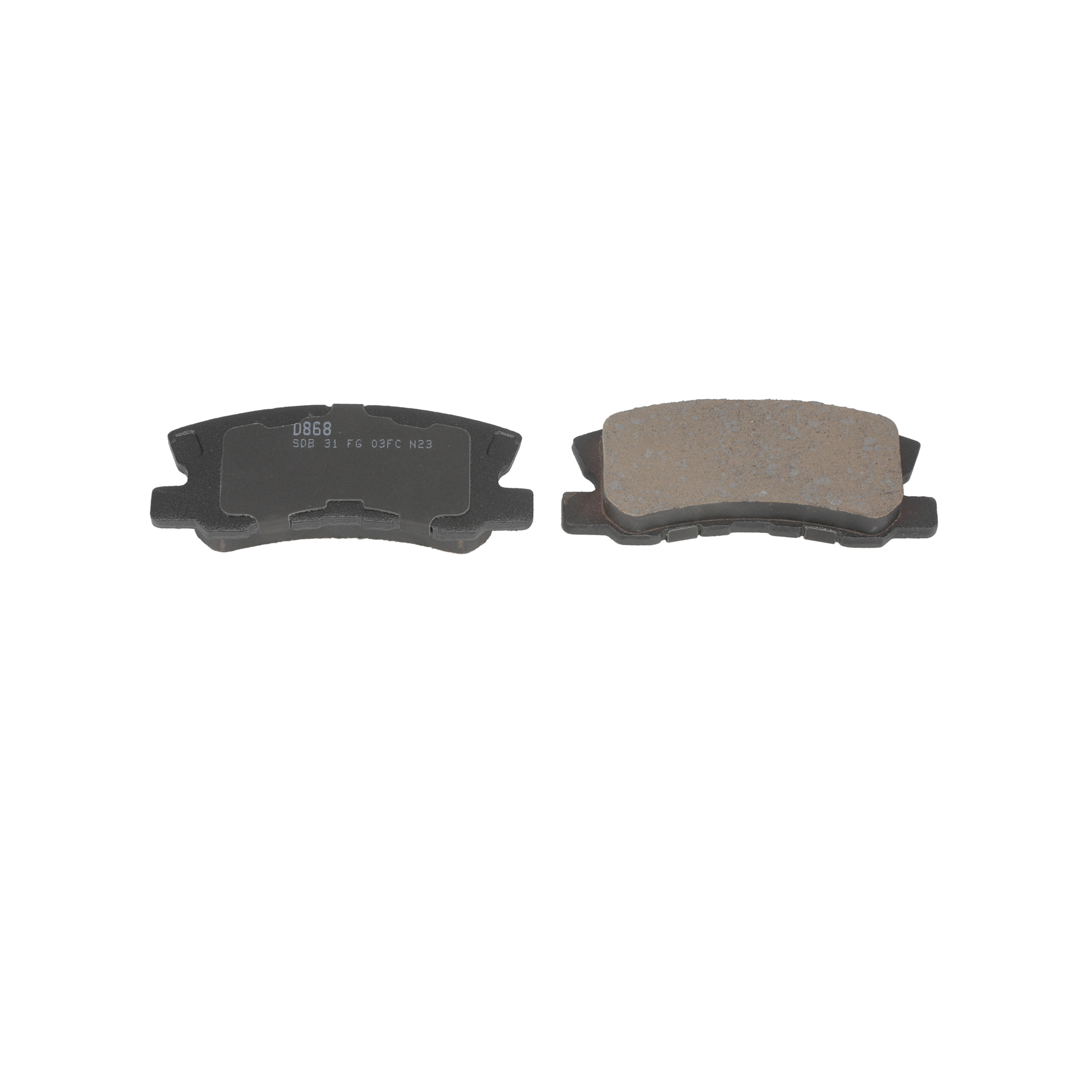 Winstop Brake Pad Set, Rear WS.0868.0.C, Jeep Patriot 2017-2007