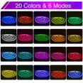 thumbnail image 1 of Novostella 105ft (52.5x2) Smart LED Outdoor Rope Light, Music Sync RGB Strip Lights, App Control and RF Remote Color Changing Dimmable Tape Exterior Lighting Kit, for Garden Stairs Party, 24V IP65, 1 of 5