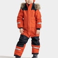 thumbnail image 2 of longantii Snow Suit for Kids Insulated Snowsuit Boys Girls One Piece Snow Clothes Winter Outdoor Waterproof Jumpsuit Snowboarding Saffron 14-15 Years, 2 of 6