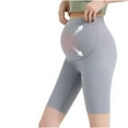 thumbnail image 4 of Hvyesh Maternity Shorts Over The Belly Biker Workout Yoga Active Athletic Pregnancy Short Pants Slim Stretchy Tight Lounge Pajama, 4 of 7
