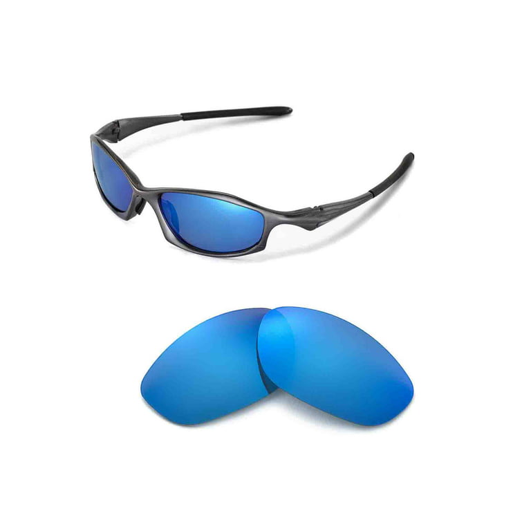 Walleva Ice Blue Polarized Replacement Lenses for Oakley Juliet Sunglasses