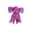 Purple, variant on Lilixerw Purple Bow Ornament, Shiny Long Tail Wired Bow with Silver Trim and Full 3D Shape, for Christmas Tree Wreath Swag Mantel Window Holiday Decoration