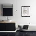 thumbnail image 2 of Stupell Industries Cozy Bathroom Sink Scene Graphic Art Jet Black Floating Framed Canvas Print Wall Art, Design by House Fenway, 2 of 6